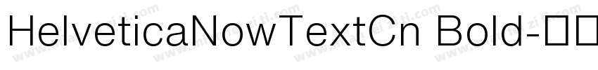 HelveticaNowTextCn Bold字体转换